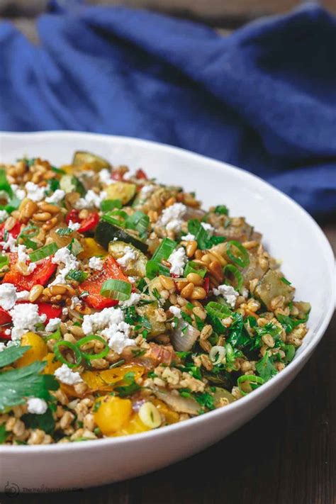 Barley Recipe with Roasted Vegetables | The Mediterranean Dish