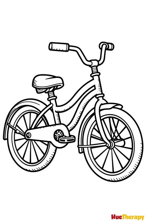 9 Free Printable Bicycle Coloring Pages for Kids | Bicycle printable ...