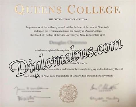 Queens College degree | Diplomabus