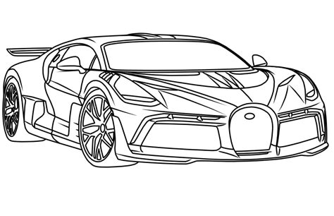 Download Bugatti Divo Coloring Pages Background ~ Blogger Jukung