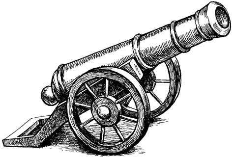 Cannon clipart drawing, Cannon drawing Transparent FREE for download on ...