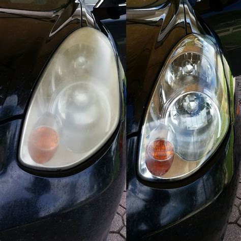 Headlight Restoration Before and After