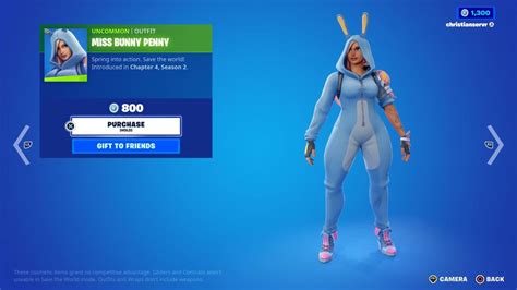 How to get the Miss Bunny Penny Fortnite skin