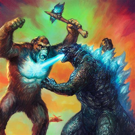 ArtStation - Godzilla vs. Kong Fan Art