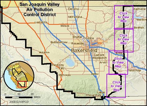 SJVAPCD Kern County Boundary