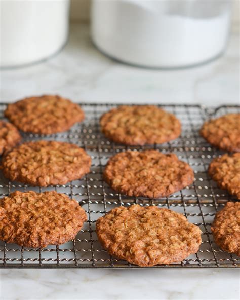 Thin & Crispy Banana Oatmeal Cookies - Once Upon a Chef