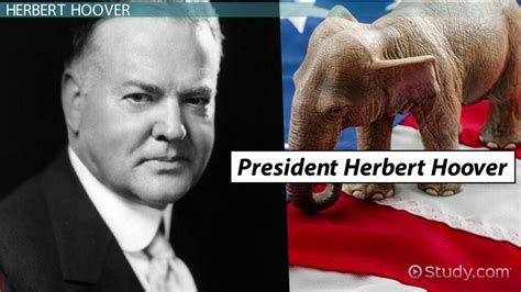 Herbert Hoover Great Depression Policies