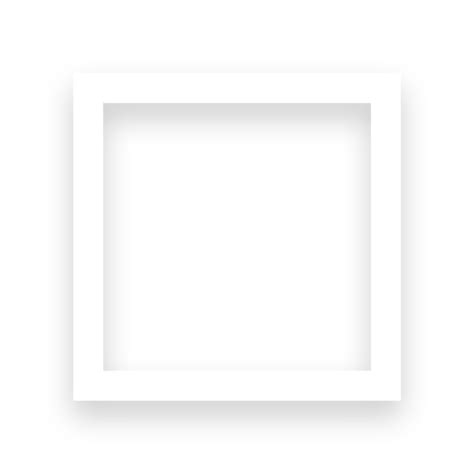 White Square Frame PNGs for Free Download