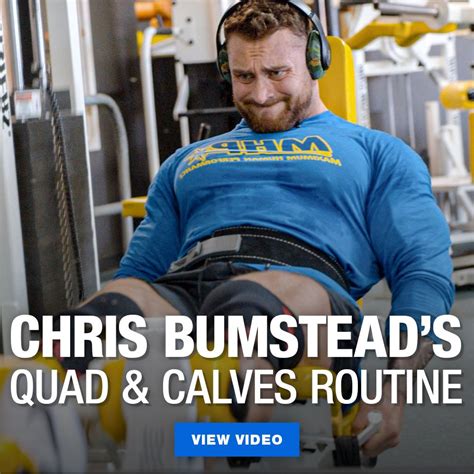 Chris Bumstead Workout Routine