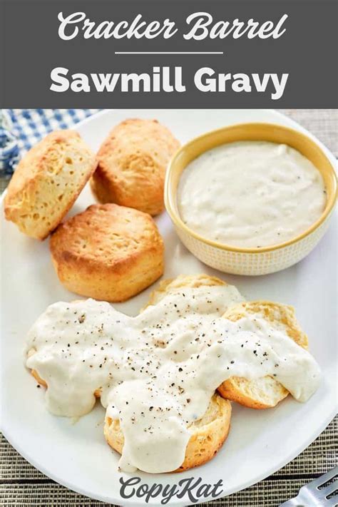 Cracker Barrel Sawmill Gravy - CopyKat Recipes