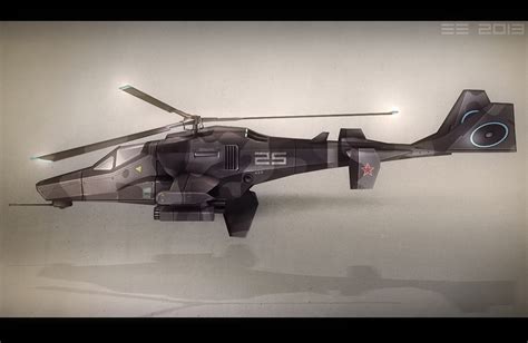 Encho Enchev CG artist and designer: Close future helicopter concept