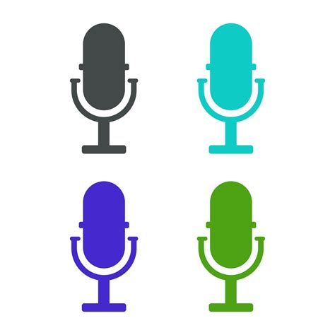 Microphone illustrated on background 3336673 Vector Art at Vecteezy