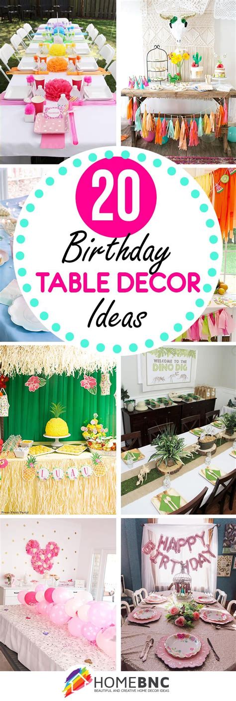 20 of the Best Birthday Table Decoration Ideas for 2024