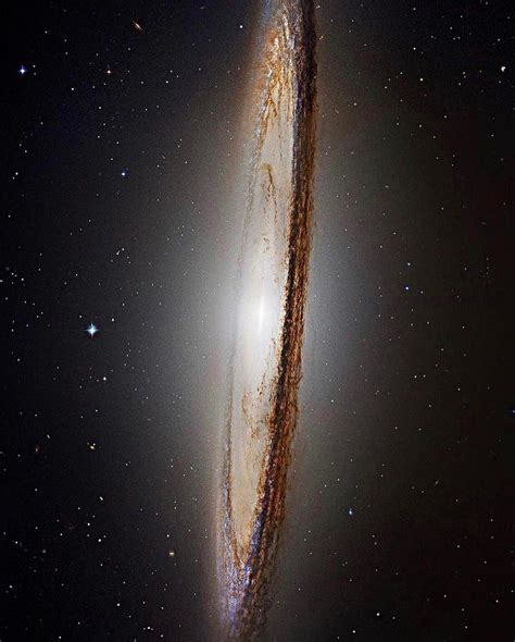 The Sombrero Galaxy by Hubble : r/space