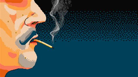 Weird… via http://conceptart.com #pixelart #smoking #art | Pixel art ...