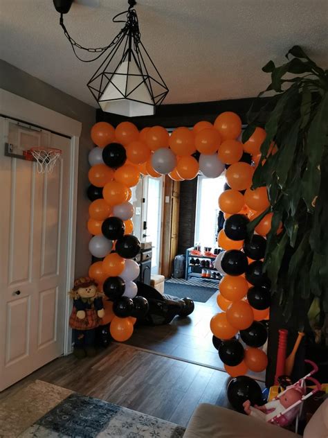 Halloween Balloon Garland Arch Kit With Black Orange Balloons - Etsy