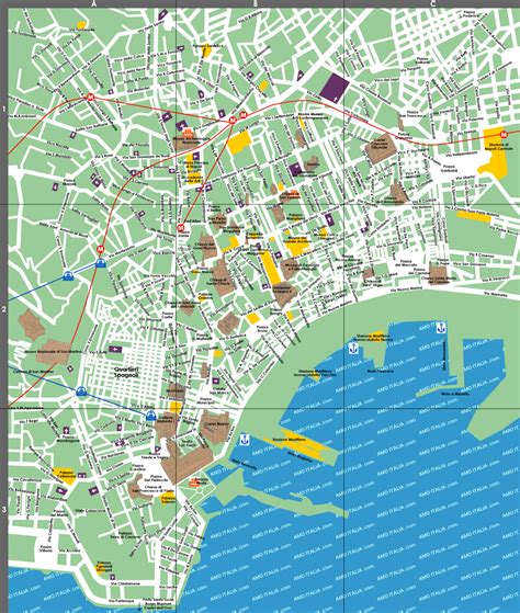 Map of Naples