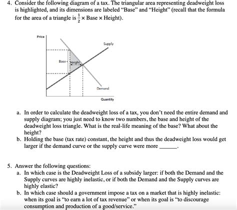 Solved 4. Consider the following diagram of a tax. The | Chegg.com