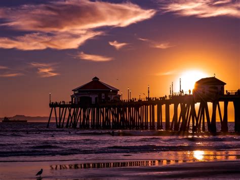 Vibrant Sunset Over Huntington Beach Pier: Photo Of The Day | Orange ...