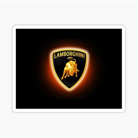 "New Lamborghini Logo" Sticker for Sale by LarryForest | Redbubble