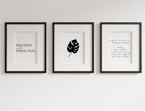 Minimalist Office Wall Art Home Office Prints Trendy Office | Etsy