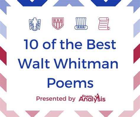 10 of the Best Walt Whitman Poems Poet Lovers Must Read