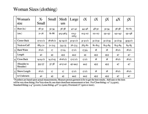 Women Sizes for clothing - GoodKnit Kisses