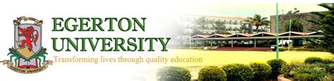 Doctorate Programmes Offered at Egerton University - Application and ...