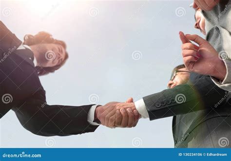 Successful Business People Handshake Greeting Deal Concept Stock Photo ...