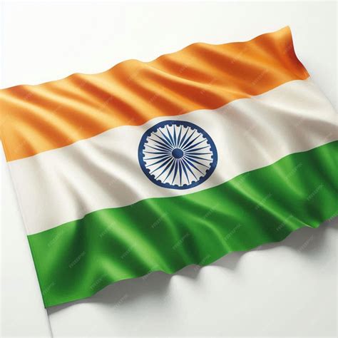 Premium Photo | Indian flag isolated on white india independence day 15 ...