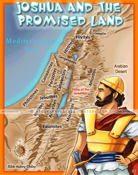 Joshua and the Promised Land - Kids Bible Maps