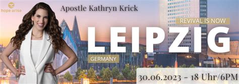 Apostle Kathryn Krick in Germany Leipzig 30.06.2023 | cvents