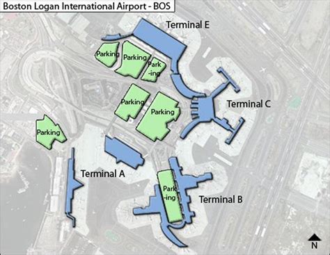 Logan airport terminal c map - Map of Logan airport terminal c (United ...