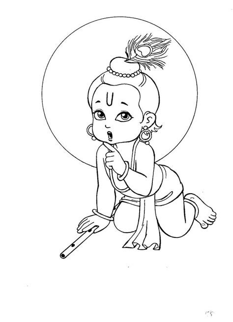 Krishna Janmashtami Drawing Bala Krishna Radha Krishna PNG - arm, art ...