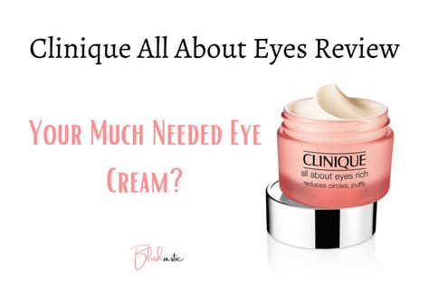 Clinique All About Eyes Reviews | Does It Work? - Blushastic