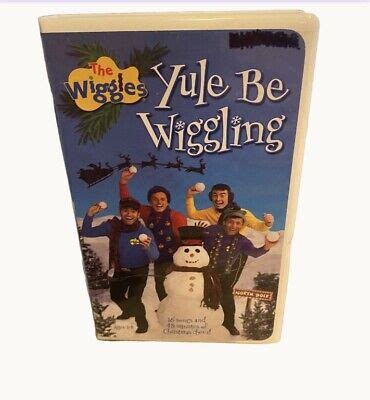 THE WIGGLES: YULE Be Wiggling VHS White Clamshell Case 2002 Tested $9. ...