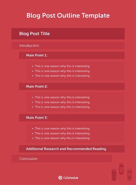 blog post outline template Write marketers coschedule blogger | Tips ...