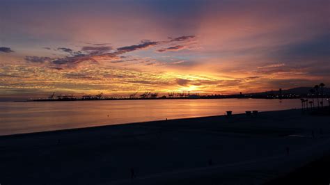 Long Beach Sunset | Beach sunset, Sunset, Beach