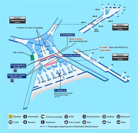 Mumbai terminal 2 map - Mumbai international airport terminal 2 map ...