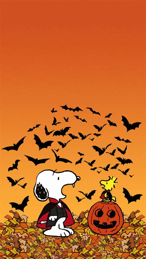 Download Spend Halloween With The Peanuts Wallpaper | Wallpapers.com