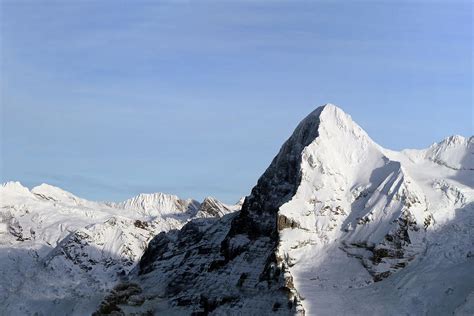 Eiger summit Photograph by Gerhard Albicker - Fine Art America