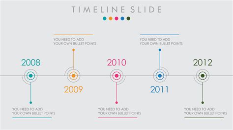 Simple Timeline Graphic For Powerpoint