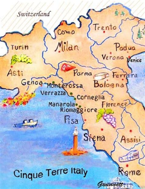 Map Italy Cinque Terre – Get Map Update