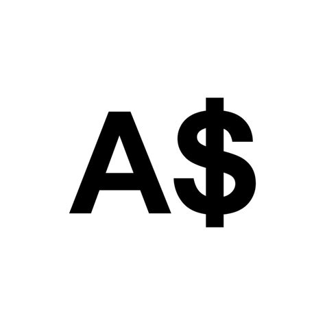 Australia Currency, AUD, Australian Dollar Icon symbol. Vector ...