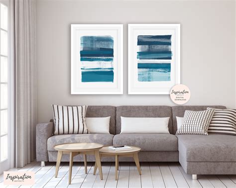 Large Abstract Prints Set of 2 Art Prints 50X70 Poster - Etsy