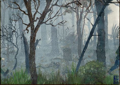 Foggy forest, oil on canvas, 30cm x 24cm : r/painting