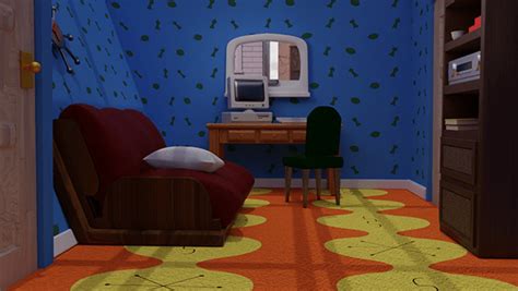 Hey Arnold's bedroom 3D on Behance