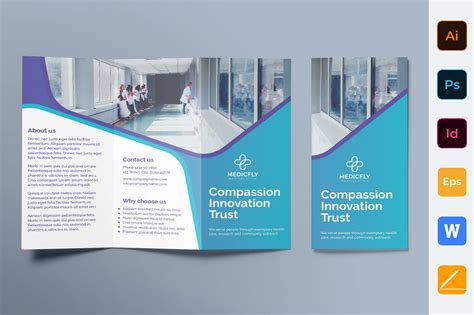 Medical Clinic Brochure Trifold | Brochure Templates ~ Creative Market