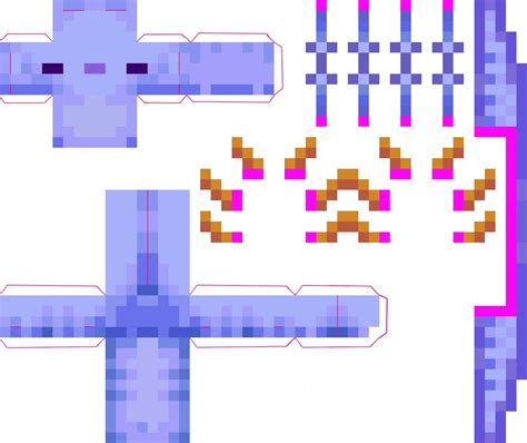 Minecraft Axolotl Skin Template