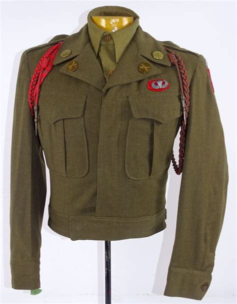 Named WWII 82nd Airborne Division Artillery Uniform with Cap and ...